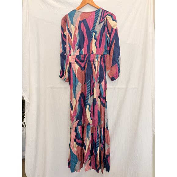 BA&SH NEW Wina Dress Night Blue XS Dinner Event Holiday‎ New Year Holiday - Picture 4 of 7